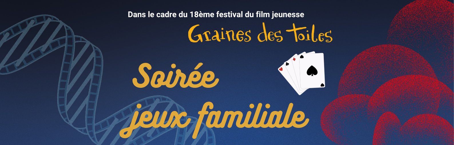 Affiche de la soirée jeux 