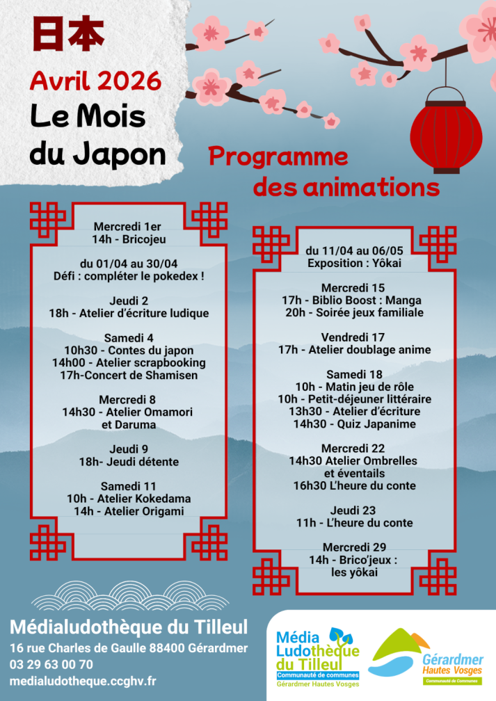 2026 Japon programme