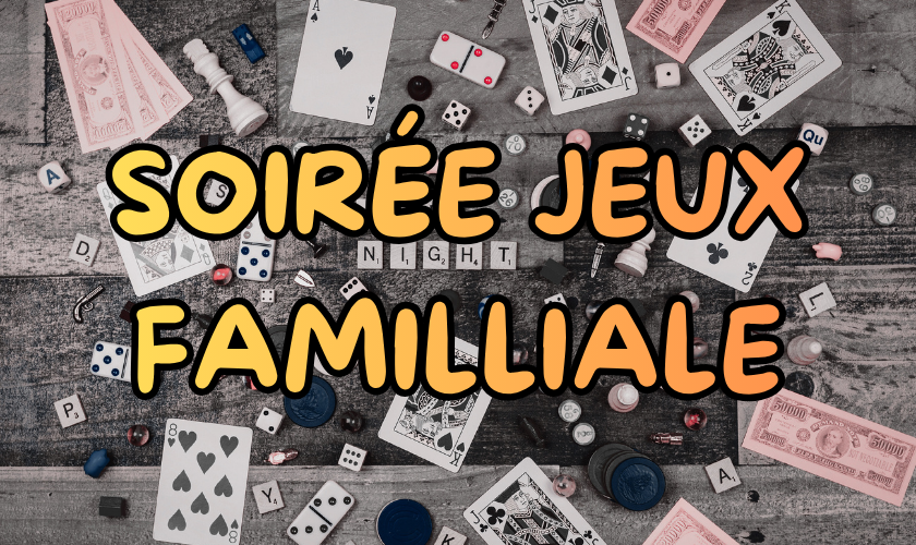 Affiche de la soirée jeux 